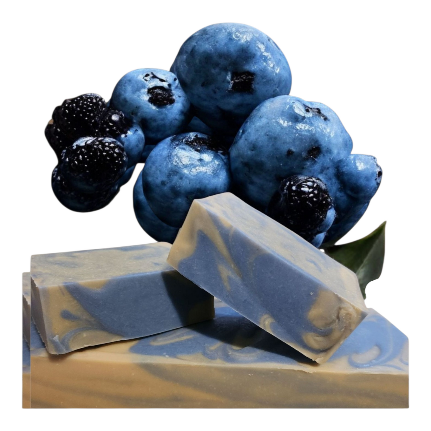 Blueberry Coconut Swirl Shower Bar 6oz