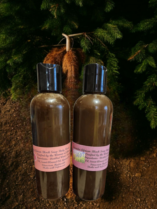 African  Black Soap Body Wash 4oz.