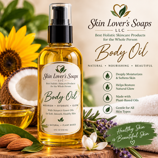 Black Raspberry & Vanilla | Handmade Body Oil | Skin :Lover's Soaps