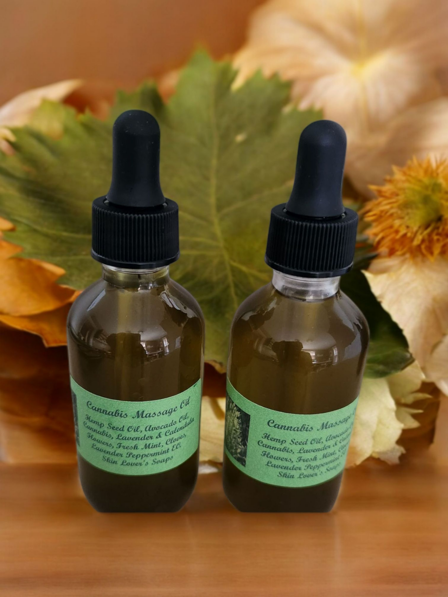 Herbal-Infused Massage Oil